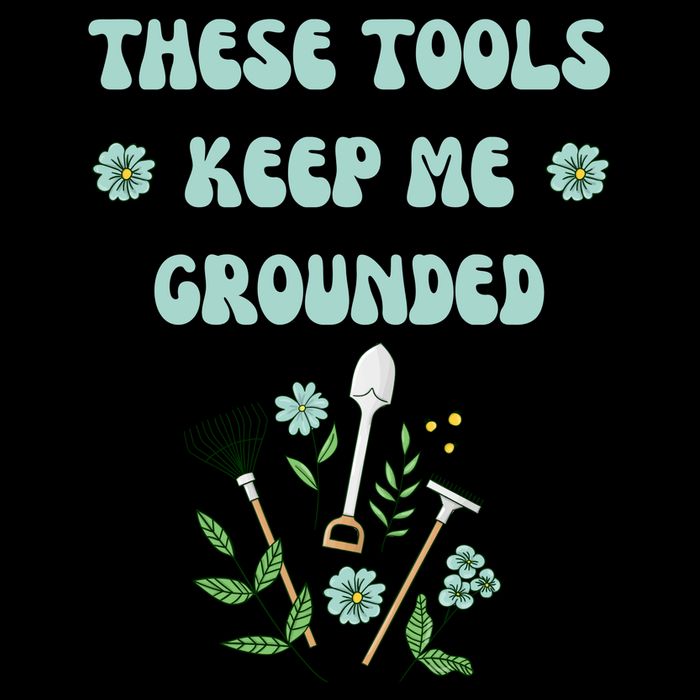 These Tools Keep Me Grounded Spring Garden Visor