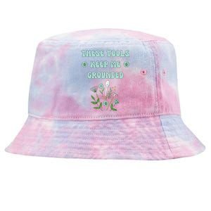 These Tools Keep Me Grounded Spring Garden Tie-Dyed Bucket Hat