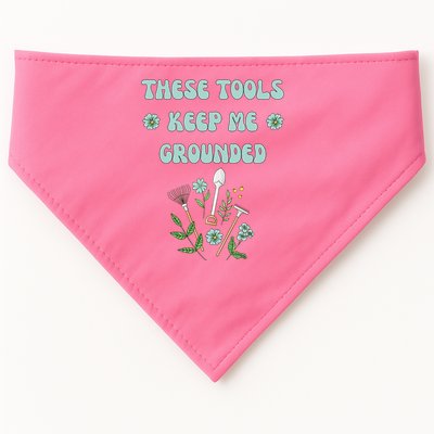 These Tools Keep Me Grounded Spring Garden USA-Made Doggie Bandana