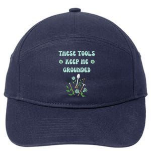 These Tools Keep Me Grounded Spring Garden 7-Panel Snapback Hat