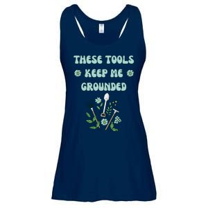 These Tools Keep Me Grounded Spring Garden Ladies Essential Flowy Tank