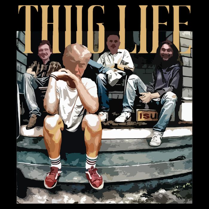 Trump Thug Life Zip Tote Bag