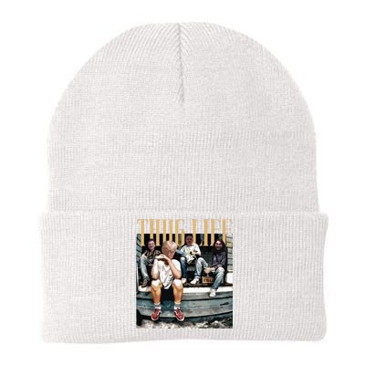 Trump Thug Life Knit Cap Winter Beanie