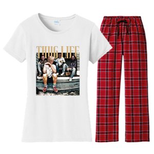 Trump Thug Life Women's Flannel Pajama Set