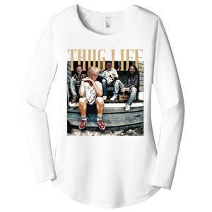 Trump Thug Life Women's Perfect Tri Tunic Long Sleeve Shirt