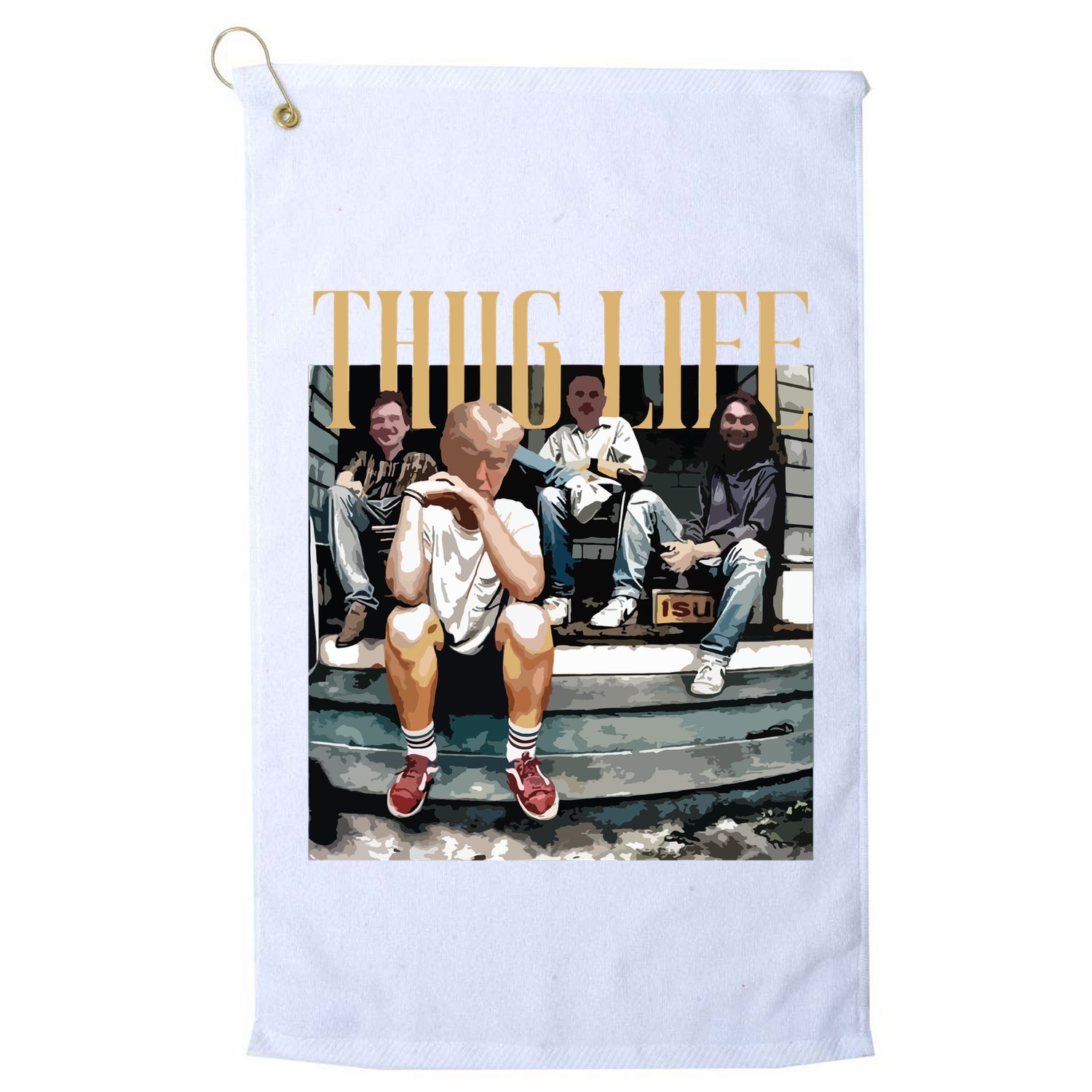 Trump Thug Life Golf Towel