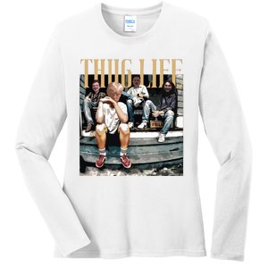 Trump Thug Life Ladies Long Sleeve Shirt