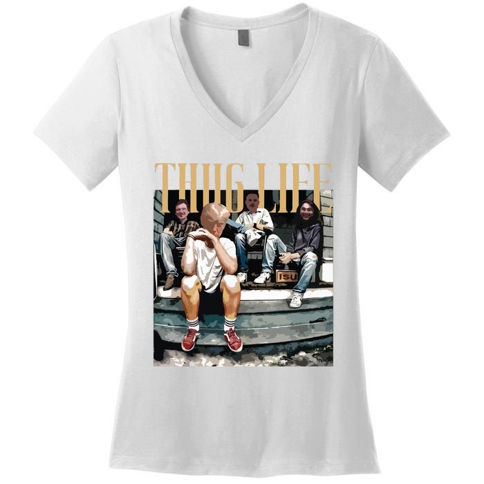 Trump Thug Life Women's V-Neck T-Shirt