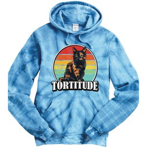 Tortitude Tortie Lover Tie Dye Hoodie