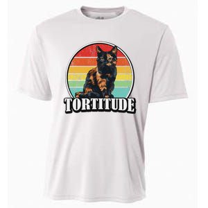 Tortitude Tortie Lover Cooling Performance Crew T-Shirt