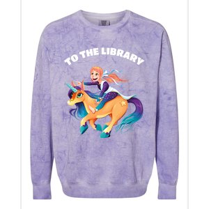 To The Library Colorblast Crewneck Sweatshirt