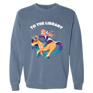 To The Library Garment-Dyed Sweatshirt