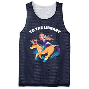 To The Library Mesh Reversible Basketball Jersey Tank