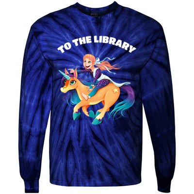 To The Library Tie-Dye Long Sleeve Shirt