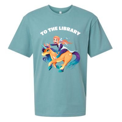 To The Library Sueded Cloud Jersey T-Shirt