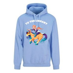 To The Library Unisex Surf Hoodie