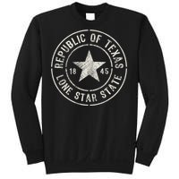 Texas The Lone Star State Republic Of Texas 1845 Sweatshirt