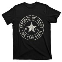 Texas The Lone Star State Republic Of Texas 1845 T-Shirt