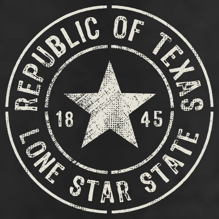 Texas The Lone Star State Republic Of Texas 1845 Adult Drive Performance Visor