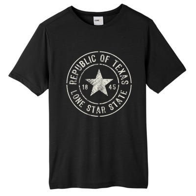 Texas The Lone Star State Republic Of Texas 1845 Tall Fusion ChromaSoft Performance T-Shirt