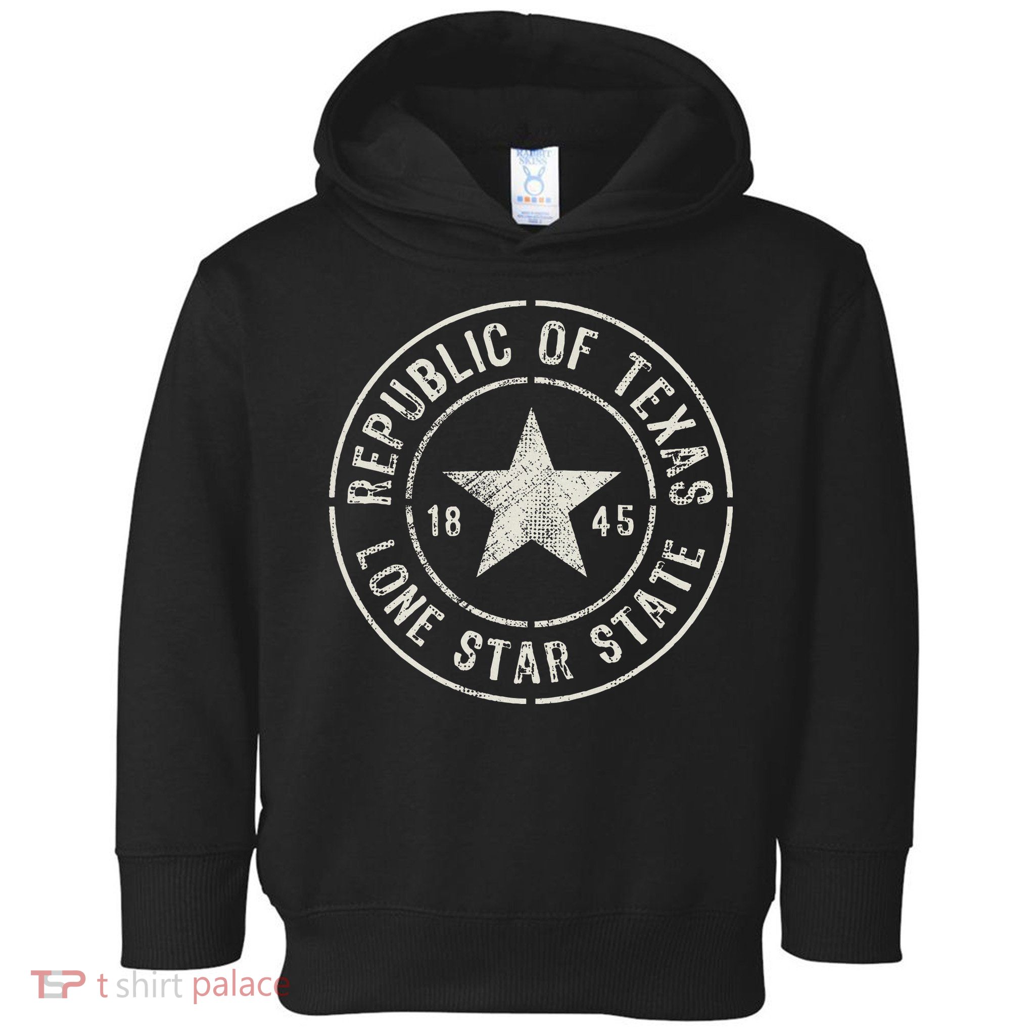 Texas The Lone Star State Republic Of Texas 1845 Toddler Hoodie