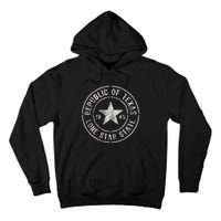 Texas The Lone Star State Republic Of Texas 1845 Tall Hoodie