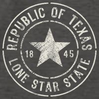 Texas The Lone Star State Republic Of Texas 1845 Vector Backpack