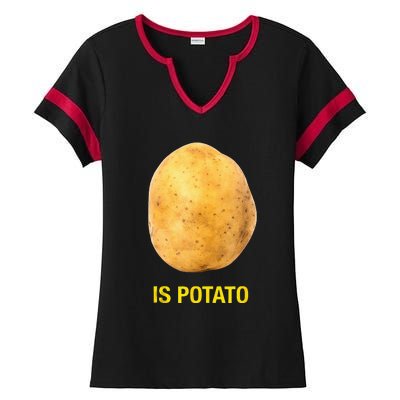 Trendy The Late Show With Stephen Colbert Is Potato Charity Ladies Halftime Notch Neck Tee