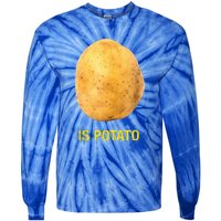 Trendy The Late Show With Stephen Colbert Is Potato Charity Tie-Dye Long Sleeve Shirt