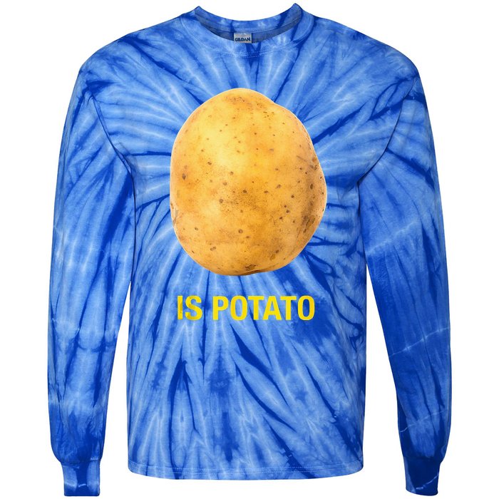 Trendy The Late Show With Stephen Colbert Is Potato Charity Tie-Dye Long Sleeve Shirt