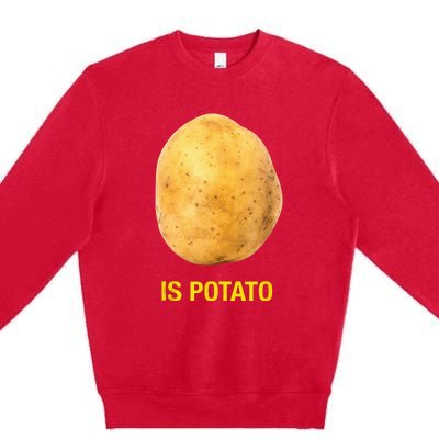 Trendy The Late Show With Stephen Colbert Is Potato Charity Premium Crewneck Sweatshirt