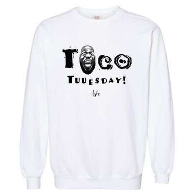 Taco Tuesday La Los Angeles Basketball Garment-Dyed Sweatshirt