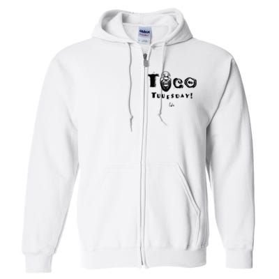 Taco Tuesday La Los Angeles Basketball Full Zip Hoodie