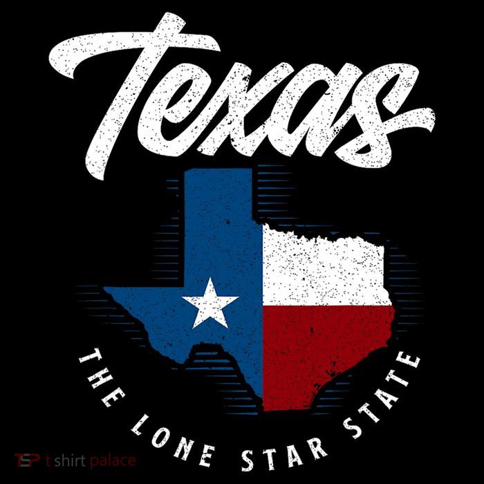 Texas The Lone Star State Texas Map Tall T-Shirt