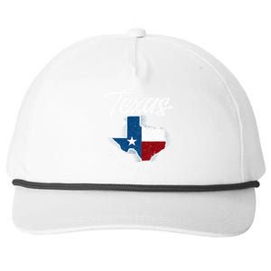 Texas The Lone Star State Texas Map Snapback Five-Panel Rope Hat