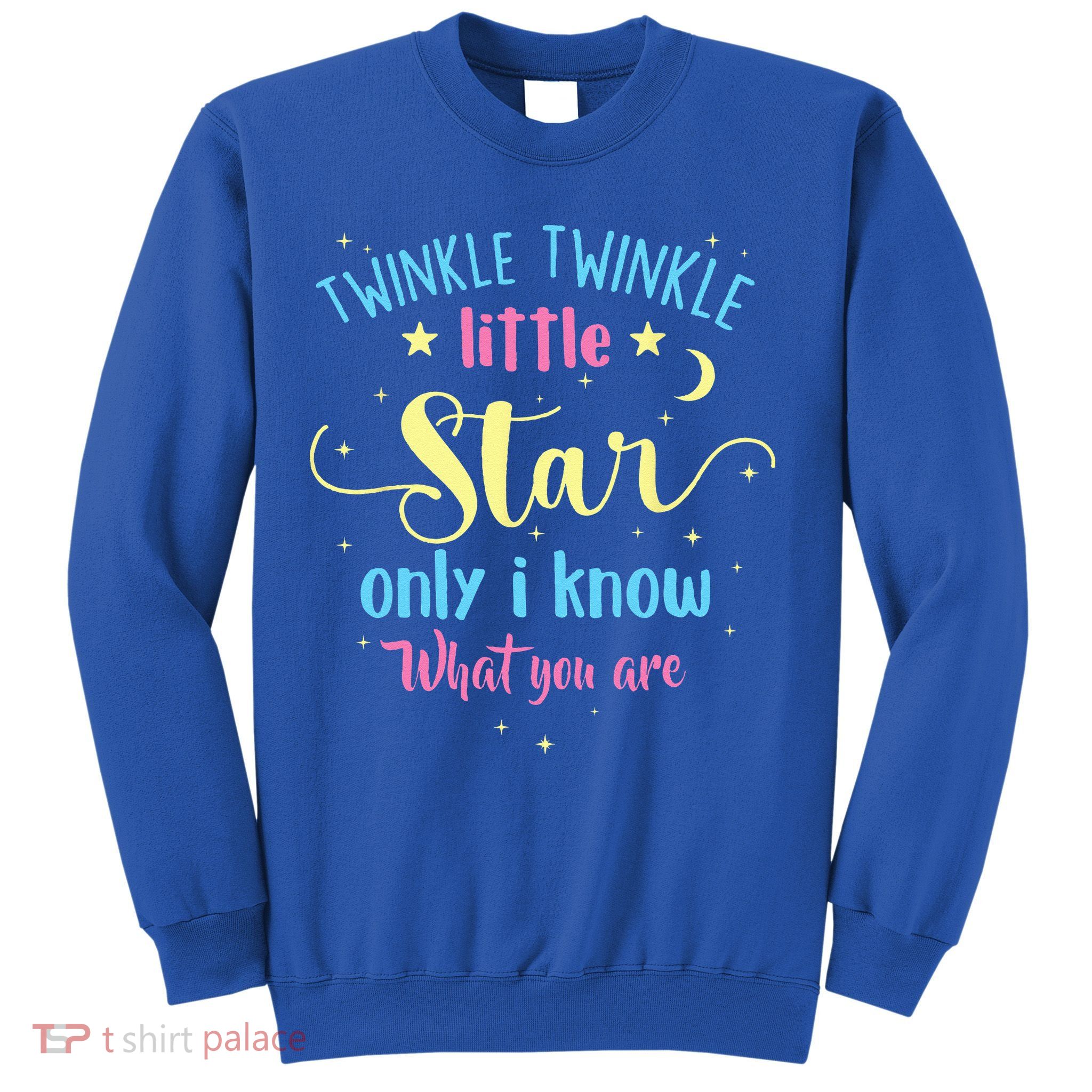 Twinkle Twinkle Little Star Gender Reveal Party Baby Shower Sweatshirt