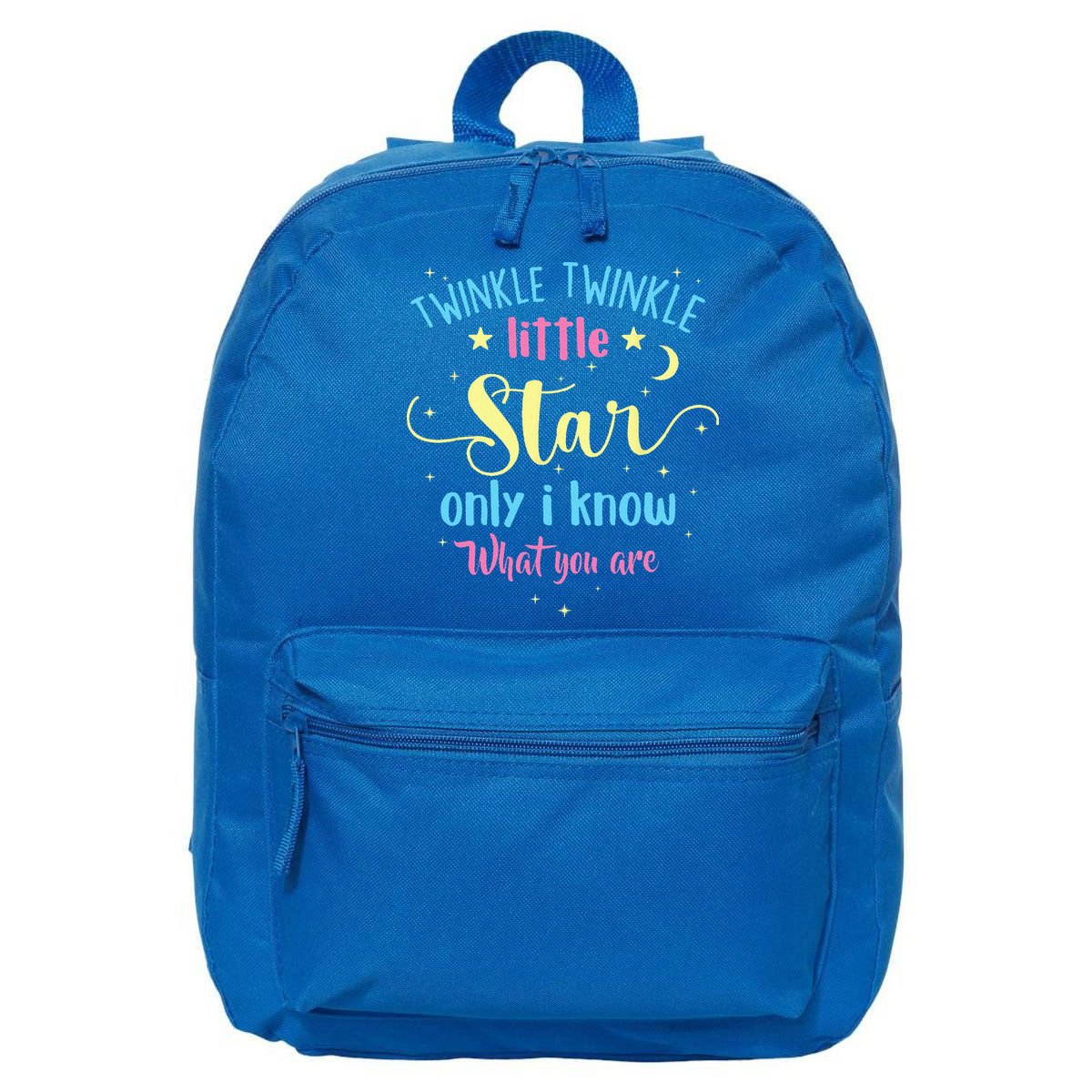Twinkle Twinkle Little Star Gender Reveal Party Baby Shower 16 in Basic Backpack
