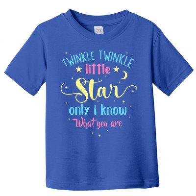 Twinkle Twinkle Little Star Gender Reveal Party Baby Shower Toddler T-Shirt