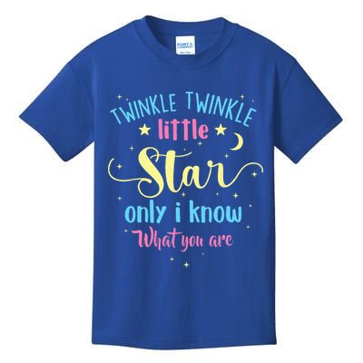 Twinkle Twinkle Little Star Gender Reveal Party Baby Shower Kids T-Shirt