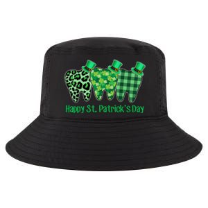 Three Tooth Leprechaun Hat Dentist Happy St Patrick's Day Gift Cool Comfort Performance Bucket Hat