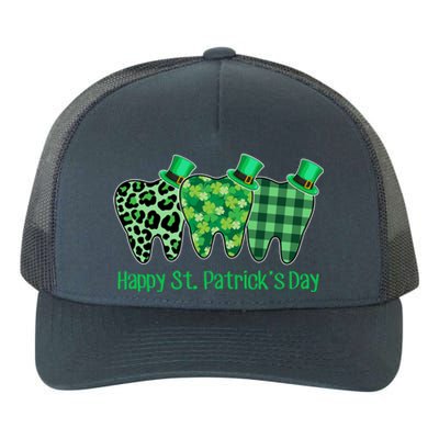 Three Tooth Leprechaun Hat Dentist Happy St Patrick's Day Gift Yupoong Adult 5-Panel Trucker Hat