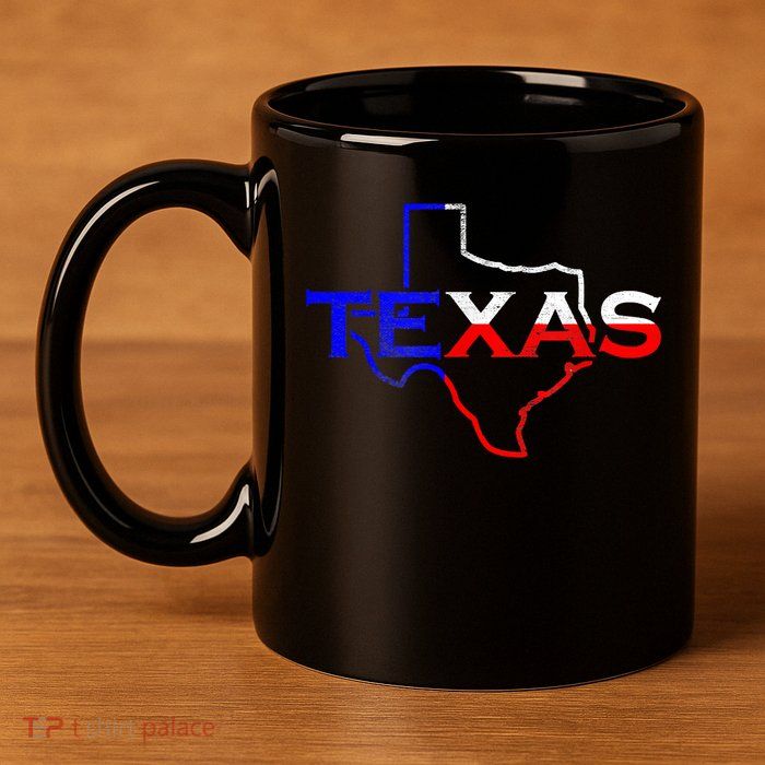 Texas The Lone Star State 11oz C Handle Ceramic Mug