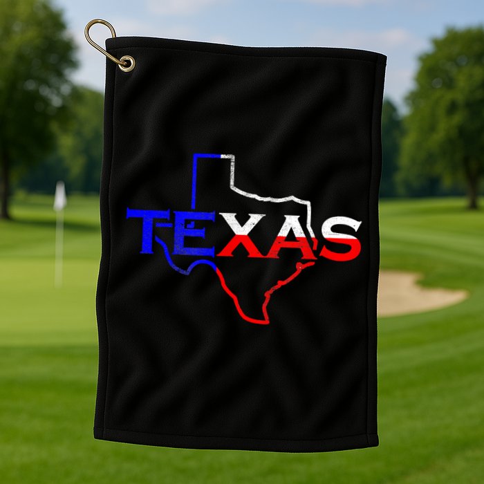 Texas The Lone Star State Golf Towel