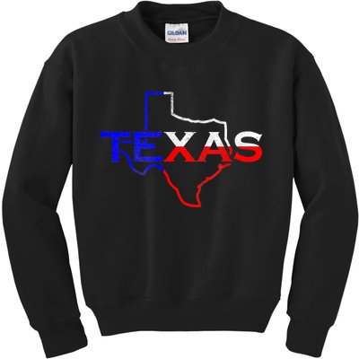 Texas The Lone Star State Kids Sweatshirt