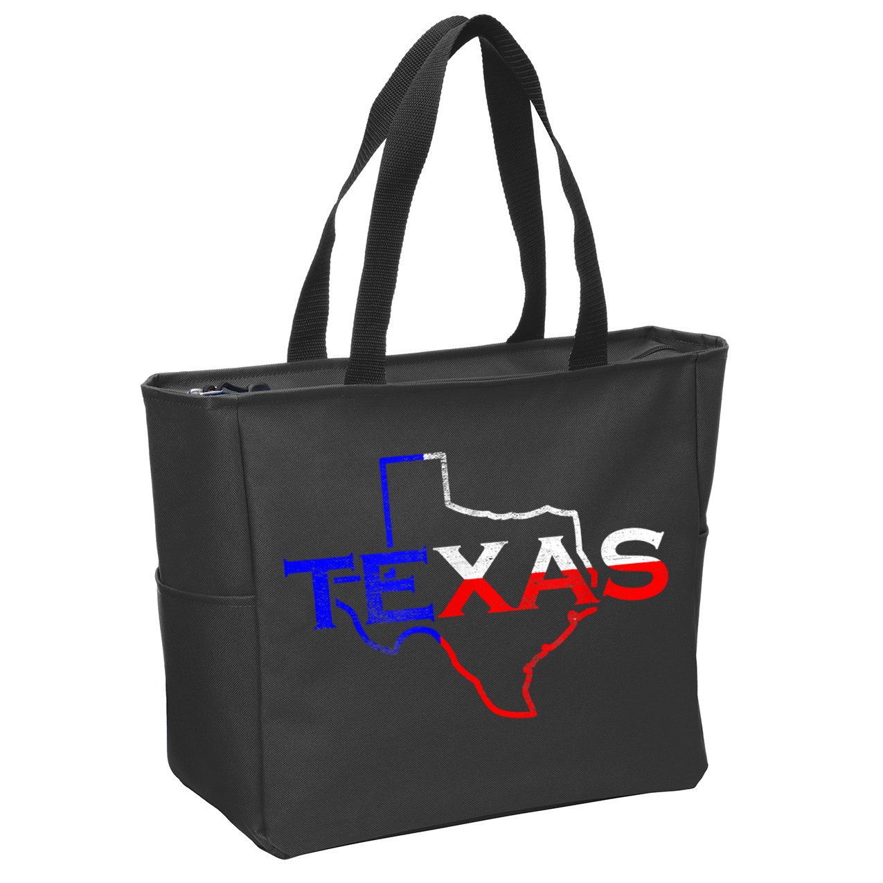 Texas The Lone Star State Zip Tote Bag