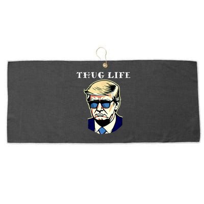 Trump Thug Life Large Microfiber Waffle Golf Towel