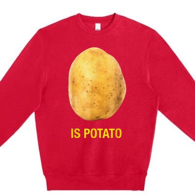 Trendy The Late Show With Stephen Colbert Is Potato Charity Premium Crewneck Sweatshirt