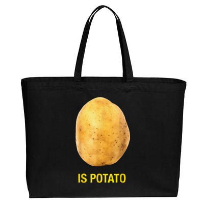 Trendy The Late Show With Stephen Colbert Is Potato Charity Cotton Canvas Jumbo Tote