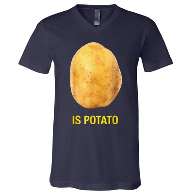 Trendy The Late Show With Stephen Colbert Is Potato Charity V-Neck T-Shirt