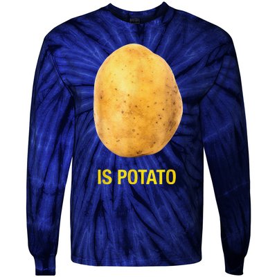 Trendy The Late Show With Stephen Colbert Is Potato Charity Tie-Dye Long Sleeve Shirt